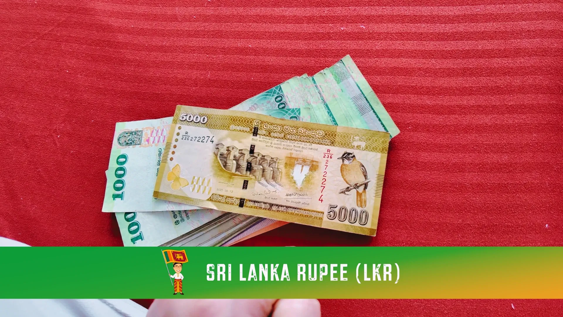 Các mệnh giá tiền giấy Rupee Sri Lanka